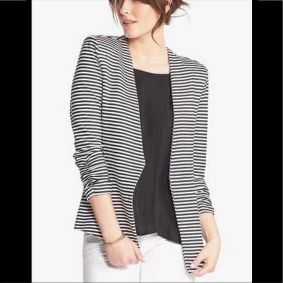 Tart Collections Knit black and white blazer - Picture 1 of 4